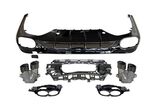 DIFFUSEUR ARRIÈRE MERCEDES CLASSE E W214 AMG LINE PHASE 1 LOOK E53 (2024+)