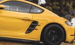 PRISES D'AIR LATÉRALES EN CARBONE PORSCHE BOXSTER 718 OU CAYMAN 718 (2016+)
