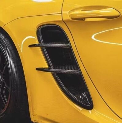 PRISES D'AIR LATÉRALES EN CARBONE PORSCHE BOXSTER 718 OU CAYMAN 718 (2016+)