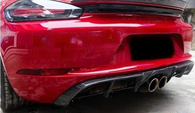 DIFFUSEUR ARRIERE CARBONE PORSCHE BOXSTER:cayman 981 (2012/2016)
