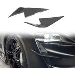 SPLITTERS "CANARDS" DE PARE CHOC AVANT EN CARBONE PORSCHE TAYCAN (2019/2024)