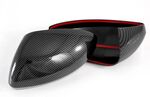JEU DE COQUES DE RETROS CHROMEES OU CARBONE LOOK RENAULT 5 E-TECH (2024+)