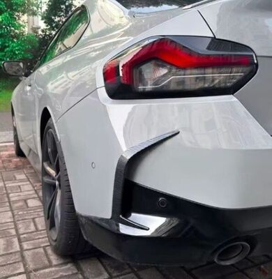 SPLITTERS LATERAUX "KNIFE" DE PARE CHOC ARRIERE BMW SERIE 2 G42 COUPE PHASE 1 PACK M (2021+)