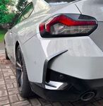 SPLITTERS LATERAUX "KNIFE" DE PARE CHOC ARRIERE BMW SERIE 2 G42 COUPE PHASE 1 PACK M (2021+)