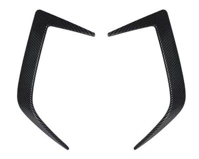 SPLITTERS LATERAUX "KNIFE" DE PARE CHOC ARRIERE BMW SERIE 2 G42 COUPE PHASE 1 PACK M (2021+)