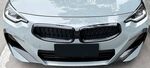 SPLITTERS LATERAUX "KNIFE" DE PARE CHOC AVANT BMW SERIE 2 G42 COUPE PHASE 1 PACK M (2021+)