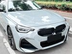 SPLITTERS LATERAUX "KNIFE" DE PARE CHOC AVANT BMW SERIE 2 G42 COUPE PHASE 1 PACK M (2021+)