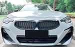 SPLITTERS LATERAUX "KNIFE" DE PARE CHOC AVANT BMW SERIE 2 G42 COUPE PHASE 1 PACK M (2021+)