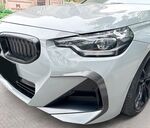 SPLITTERS LATERAUX "KNIFE" DE PARE CHOC AVANT BMW SERIE 2 G42 COUPE PHASE 1 PACK M (2021+)