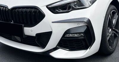 SPLITTERS LATERAUX "KNIFE" DE PARE CHOC AVANT BMW SERIE 2 F44 GRAN COUPE PACK M (2019/2024)