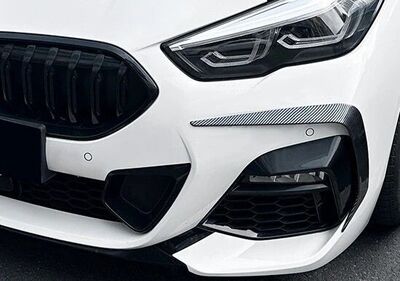 SPLITTERS LATERAUX "KNIFE" DE PARE CHOC AVANT BMW SERIE 2 F44 GRAN COUPE PACK M (2019/2024)