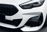 SPLITTERS LATERAUX "KNIFE" DE PARE CHOC AVANT BMW SERIE 2 F44 GRAN COUPE PACK M (2019/2024)