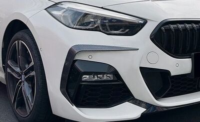 SPLITTERS LATERAUX "KNIFE" DE PARE CHOC AVANT BMW SERIE 2 F44 GRAN COUPE PACK M (2019/2024)