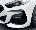 SPLITTERS LATERAUX "KNIFE" DE PARE CHOC AVANT BMW SERIE 2 F44 GRAN COUPE PACK M (2019/2024)