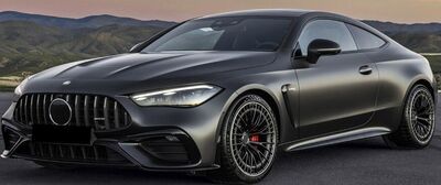 SPLITTERS "CANARDS" DE PARE CHOC AVANT MERCEDES CLE C236 63AMG PHASE 1 (2024+)