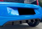 LAME DE DE PARE CHOC ARRIERE VW UP OU E UP PHASE 1 STANDARD PIANO BLACK OU CARBONE LOOK (2011/2016)