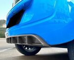 LAME DE DE PARE CHOC ARRIERE VW UP OU E UP PHASE 1 STANDARD PIANO BLACK OU CARBONE LOOK (2011/2016)