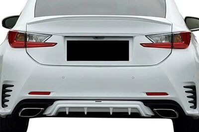 RAJOUT CENTRAL DE DIFFUSEUR ARRIERE LOOK DIFFUSEUR LEXUS RC  "DTM LOOK" (2014/2018)