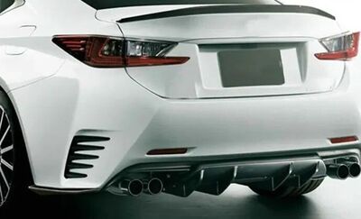 RAJOUT CENTRAL DE DIFFUSEUR ARRIERE LOOK DIFFUSEUR LEXUS RC  "DTM LOOK" (2014/2018)