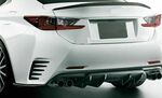 RAJOUT CENTRAL DE DIFFUSEUR ARRIERE LOOK DIFFUSEUR LEXUS RC  "DTM LOOK" (2014/2018)