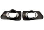EMBOUTS D'ECHAPPEMENT INOX BLACK BMW SERIE 5 F10/F11 "165X60mm" (2010/2017)