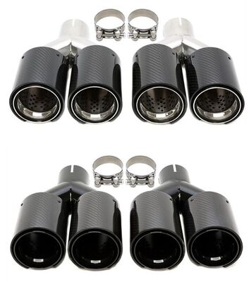 EMBOUTS D'ECHAPPEMENT BMW 4X76MM (2019+)