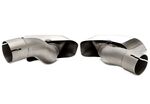 EMBOUTS D'ECHAPPEMENT INOX VISSER TYPE DUPLEX TRAPEZOIDAL BMW X6 E71 (2008/2014)