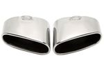 EMBOUTS D'ECHAPPEMENT ACIER/INOX TYPE DUPLEX A SOUDER POUR BMW X5 E70 (2007/2013)