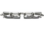 EMBOUTS D'ECHAPPEMENT INOX BMW SERIE 7 F01 V1 LOOK QUAD (2008/2015)