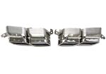 EMBOUTS D'ECHAPPEMENT INOX BMW SERIE 7 F01 V1 LOOK QUAD (2008/2015)
