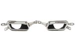 EMBOUTS D'ECHAPPEMENT INOX BMW SERIE 7 F01 V2 LOOK DUAL (2008/2015)