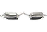 EMBOUTS D'ECHAPPEMENT INOX BMW SERIE 7 F01 V2 LOOK DUAL (2008/2015)