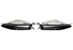 EMBOUTS D'ECHAPPEMENT INOX BMW SERIE 7 G11 PACK M (2015/2022)