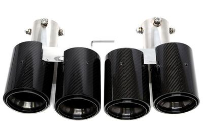 EMBOUTS D'ECHAPPEMENT BLACK/CARBONE BMW SERIE 3 G20/G21 PACK M  (2019+)