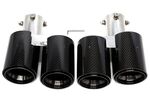 EMBOUTS D'ECHAPPEMENT BLACK/CARBONE BMW SERIE 3 G20/G21 PACK M  (2019+)