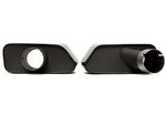 EMBOUTS D'ECHAPPEMENT LOOK M BMW SERIE 5 F10/F11 (2010/2017)