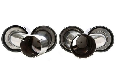 EMBOUTS D'ECHAPPEMENT BMW SERIE 5 G30/G31 CHROME/CARBONE OU BLACK/CARBONE (2019+)