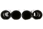 EMBOUTS D'ECHAPPEMENT BMW SERIE 5 G30/G31 CHROME/CARBONE OU BLACK/CARBONE (2019+)
