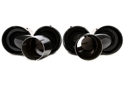 EMBOUTS D'ECHAPPEMENT BMW SERIE 5 G30/G31 CHROME/CARBONE OU BLACK/CARBONE (2019+)