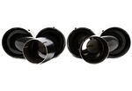 EMBOUTS D'ECHAPPEMENT BMW SERIE 5 G30/G31 CHROME/CARBONE OU BLACK/CARBONE (2019+)