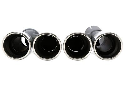 EMBOUTS D'ECHAPPEMENT BMW SERIE 5 G30/G31 SILVER CHROME OU BLACK (2019+)
