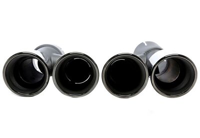 EMBOUTS D'ECHAPPEMENT BMW SERIE 5 G30/G31 SILVER CHROME OU BLACK (2019+)