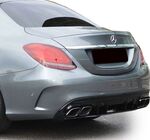 EMBOUTS D'ECHAPPEMENT RECTANGULAIRES MERCEDES AMG GLC C253/X253,MERCEDES CLASSE C W205 (2014/2018)