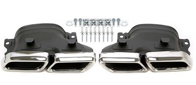 EMBOUTS D'ECHAPPEMENT RECTANGULAIRES MERCEDES AMG GLC C253/X253,MERCEDES CLASSE C W205 (2014/2018)
