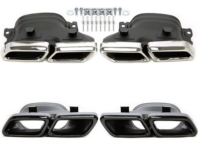 EMBOUTS D'ECHAPPEMENT RECTANGULAIRES MERCEDES AMG GLC C253/X253,MERCEDES CLASSE C W205 (2014/2018)