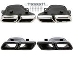 EMBOUTS D'ECHAPPEMENT RECTANGULAIRES MERCEDES AMG GLC C253/X253,MERCEDES CLASSE C W205 (2014/2018)