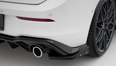 DIFFUSEUR DE PARE CHOC ARRIERE VW GOLF VIII GTI PHASE 1  "DTM LOOK" V2 (2020+)