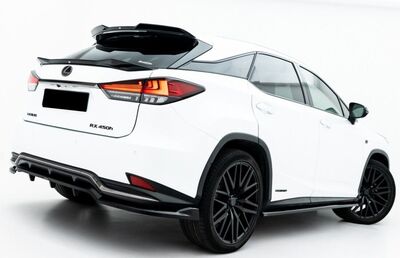 BECQUET DE TOIT LEXUS RX OU RX F SPORT MK4 PHASE 2 TYPE "3D GLOSS BLACK" (2019/2022)