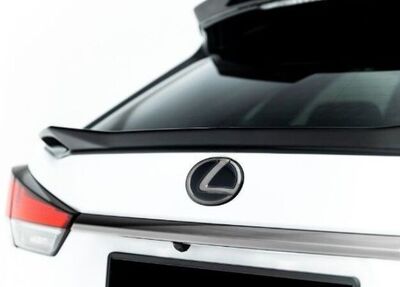 BECQUET DE HAYON LEXUS RX OU RX F SPORT MK4 PHASE 2 TYPE "3D GLOSS BLACK" (2019/2022)