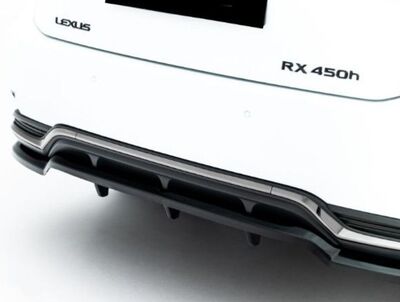 LAME DE PARE CHOC ARRIERE LEXUS RX OU RX F SPORT MK4 STANDARD PHASE 2 "DTM LOOK" (2019/2022)